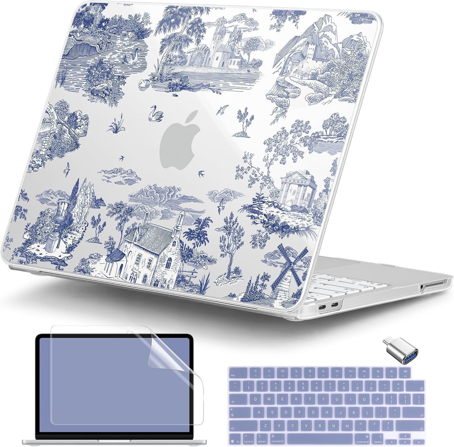 MacBook Neo 13 Inch Case 2026 (Model A3404, A18 Pro chip), Stylish Pattern Hard