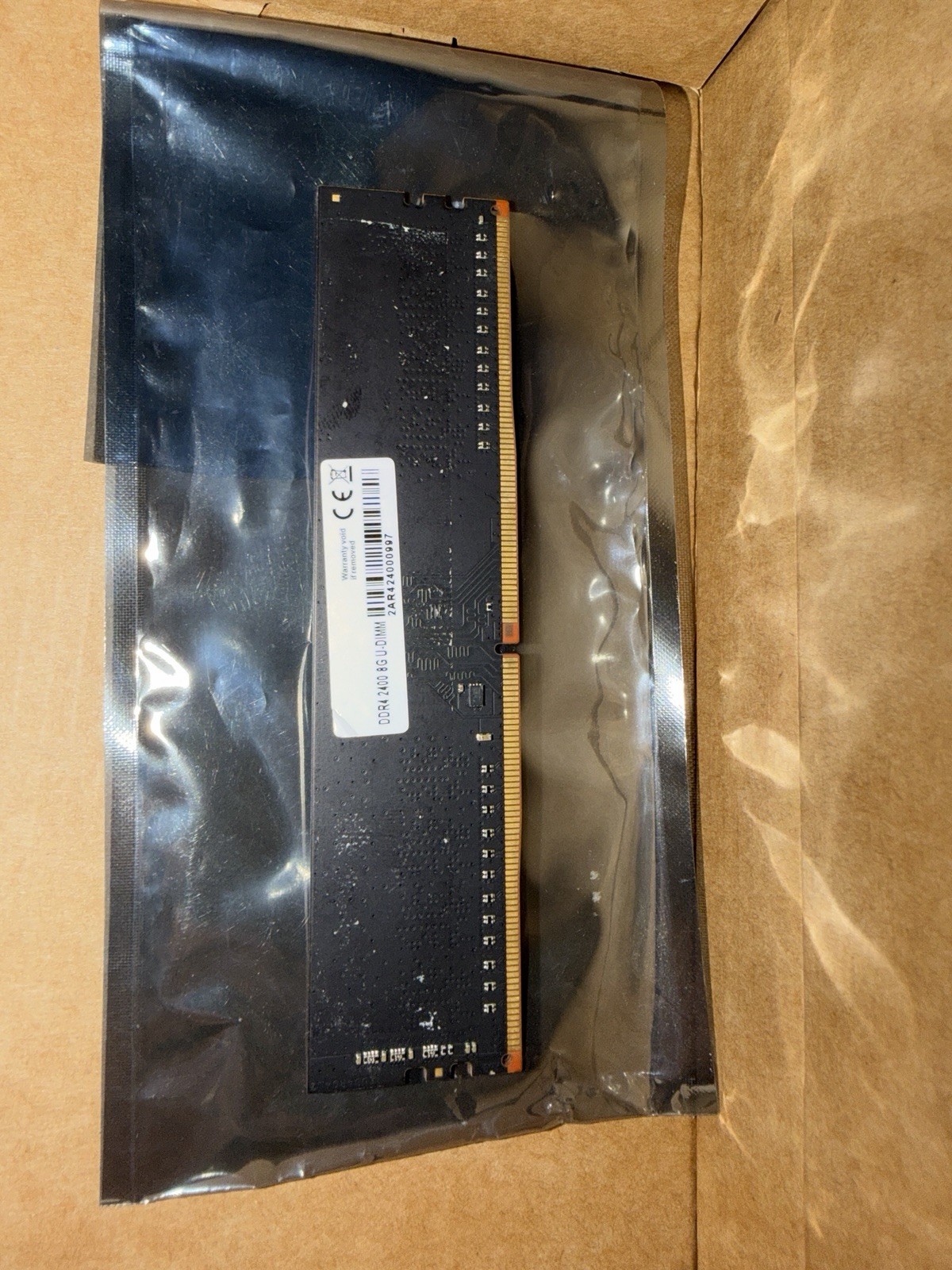 Kingston ValueRAM 8GB DDR4 2400MHz PC4-19200 Desktop DIMM Memory RAM