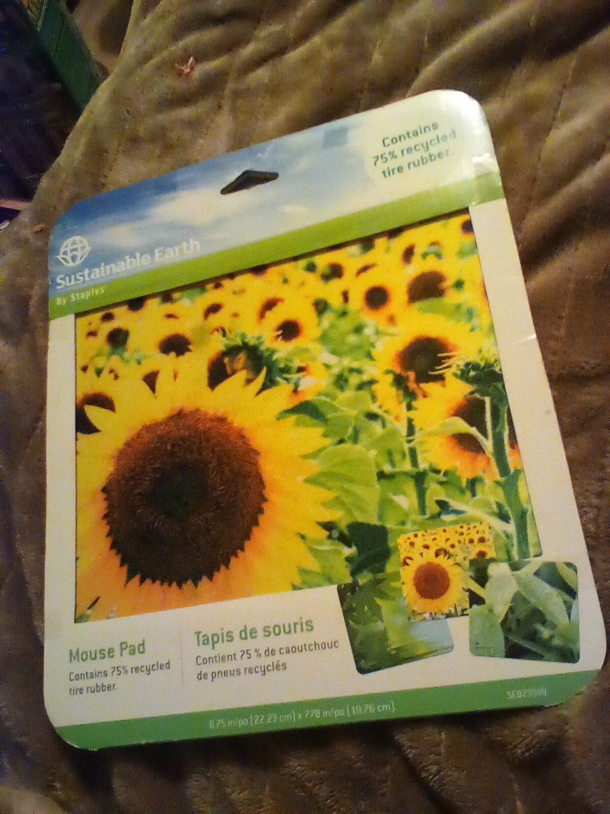 sustainable earth staples,flower,mouse pad,new,cute sun flowers.