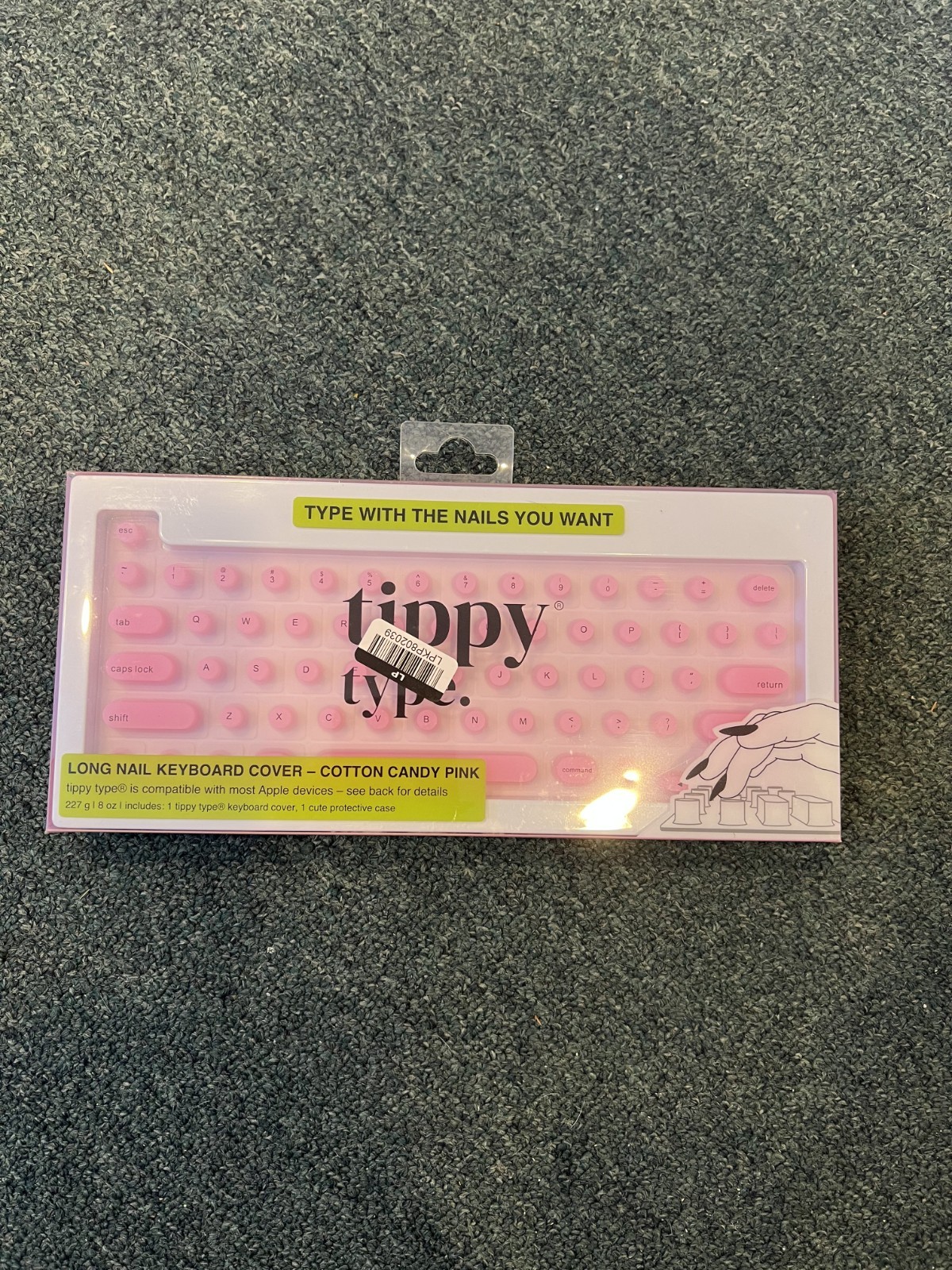tippy type Keyboard Cover Compatible with Mac - Cotton Candy Pink: Flexible