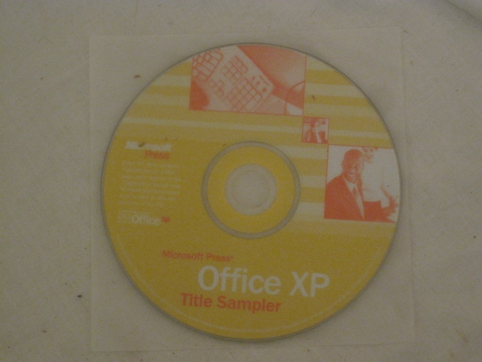 Microsoft Press Office XP Title Sampler cd disc only