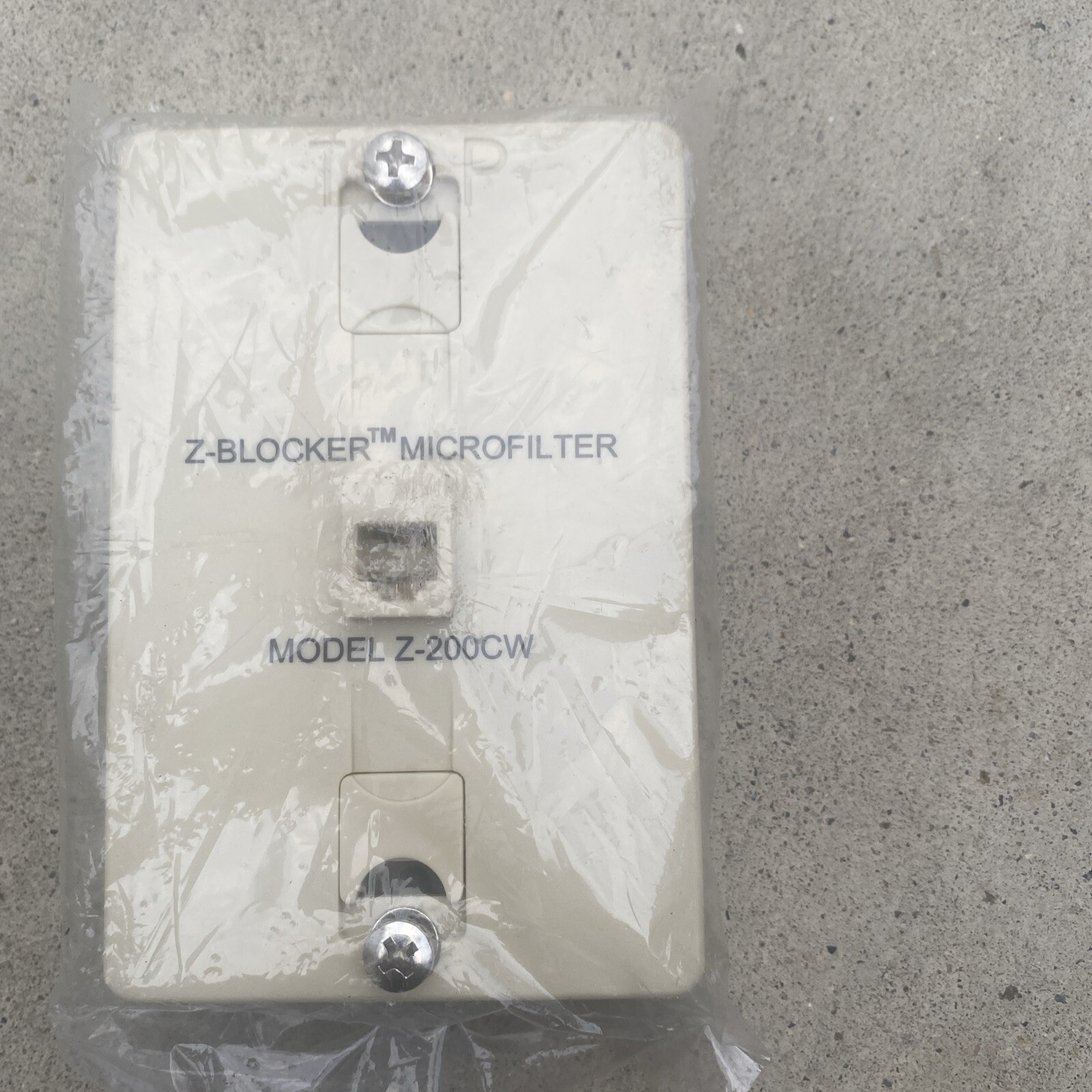 Excelsus Technologies Z-Blocker Microfilter Model Z-200CW DSL Filter New Sealed 