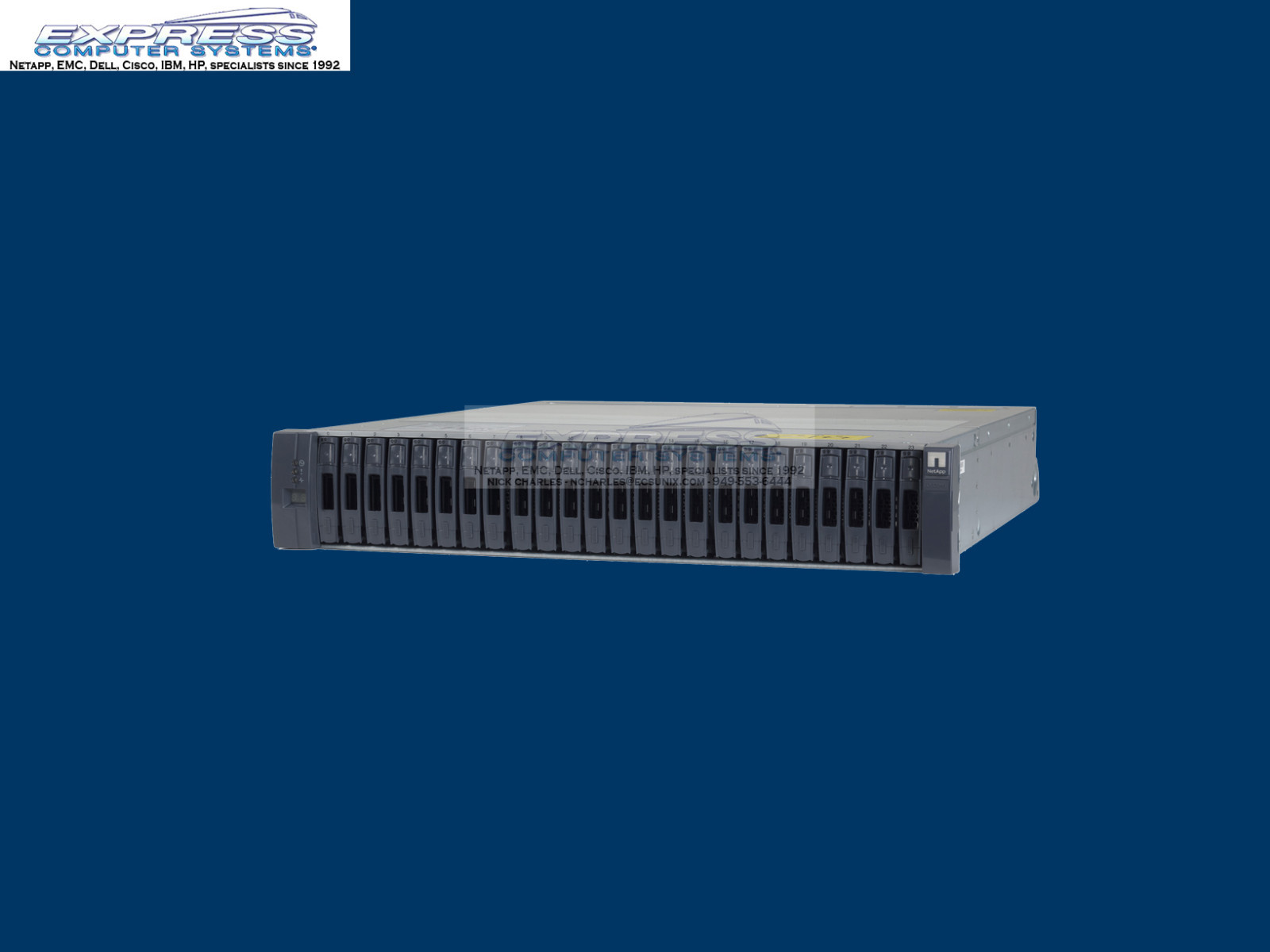 Netapp DS224C 24x 960GB SSD X371A-R6 12gbps 23TB DS224C-S-.96-24S-QS IOM12 X5720