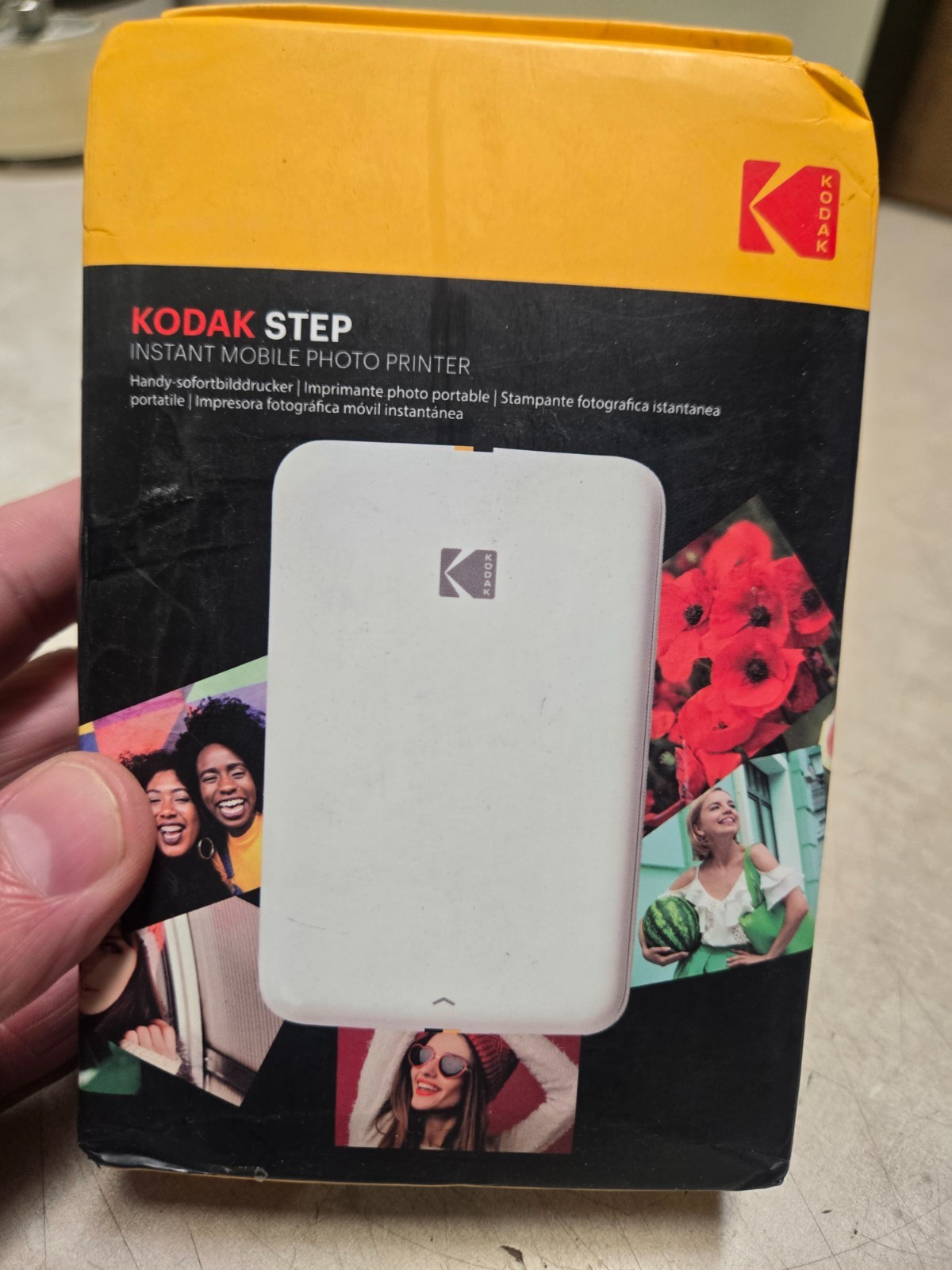 SEALED Kodak Step Mobile Instant Photo Printer, Portable Zink 2x3 Mini Printer