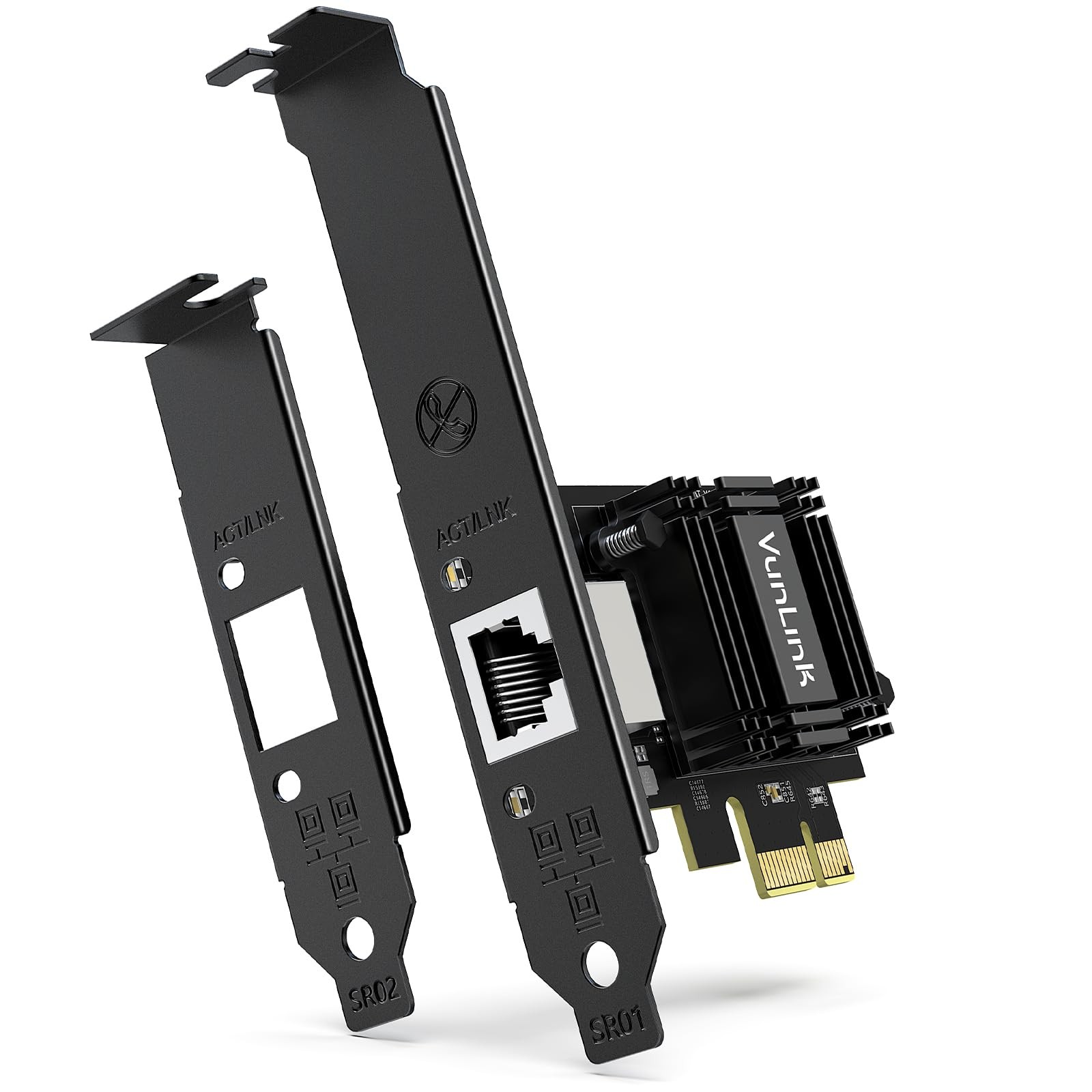 10Gb PCIe Network Card, VunLink 10GbE RJ45 Ethernet Card with Realtek RTL8127...