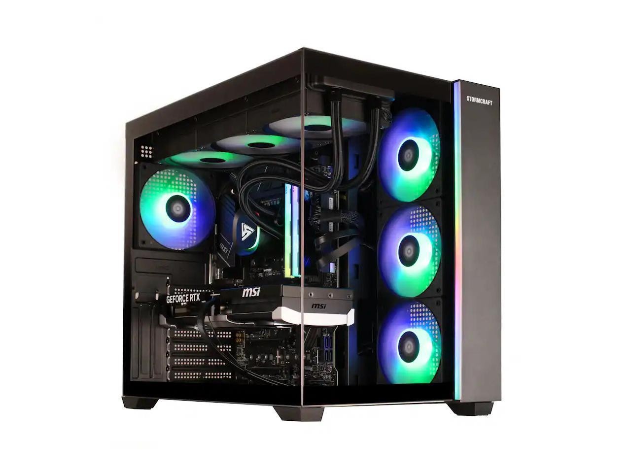 STORMCRAFT FALCON Gaming PC AMD Ryzen 7 7800X3D  AMD Radeon 9070XT 16GB - AI Pow