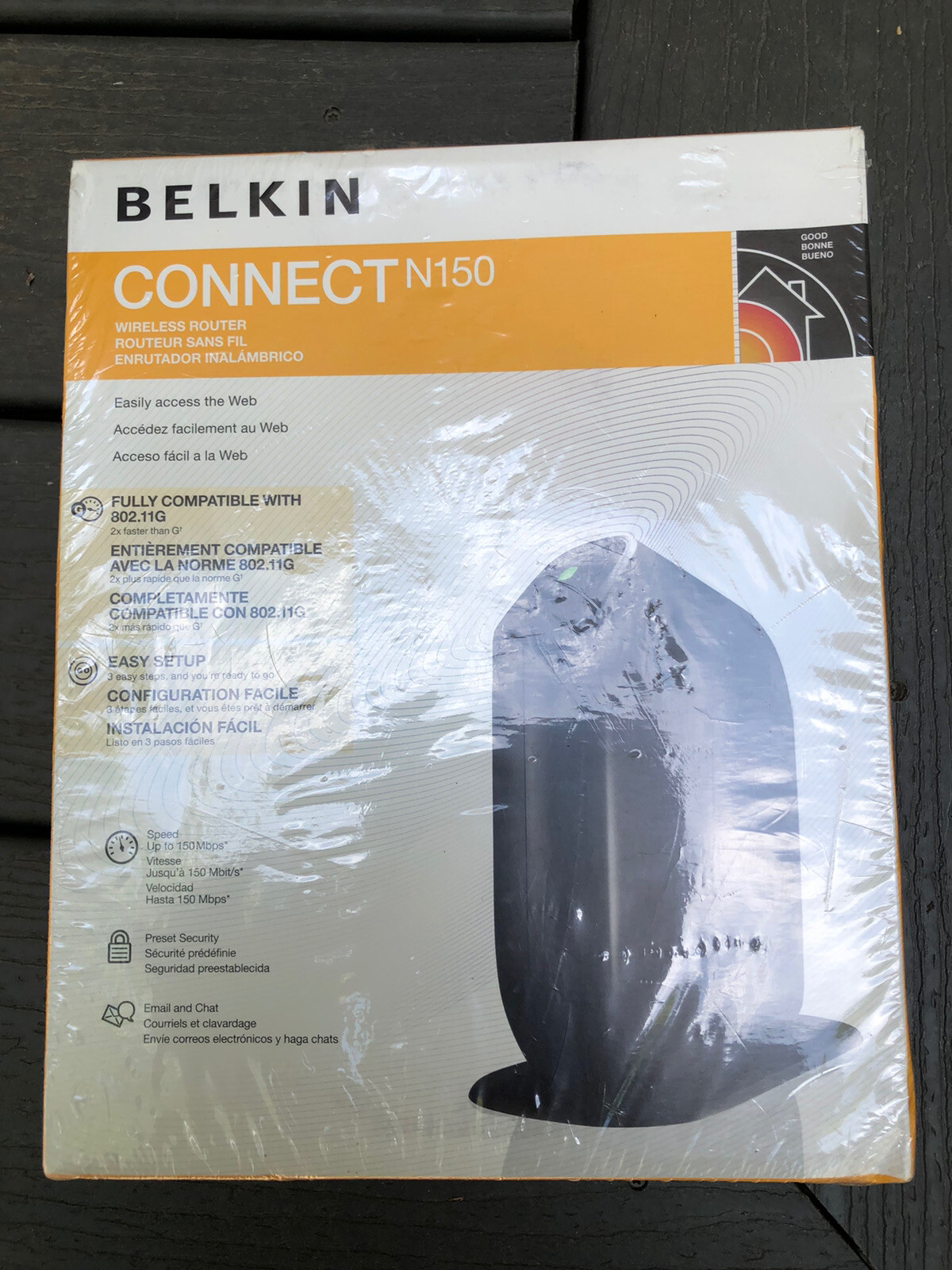BELKIN F7D5301 Connect N150 Wireless Router IEEE 802.11b/g/n 