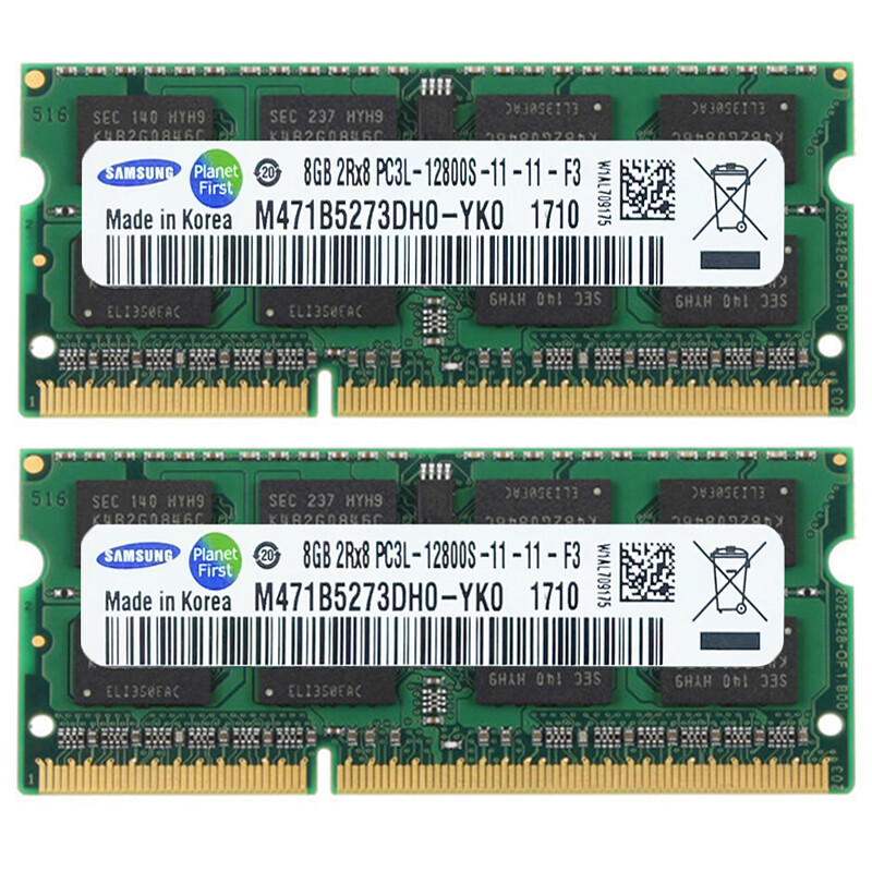 Samsung DDR3L 8GB 16GB 32GB 1600MHZ PC3L-12800 204pin SO-DIMM  Memory RAM