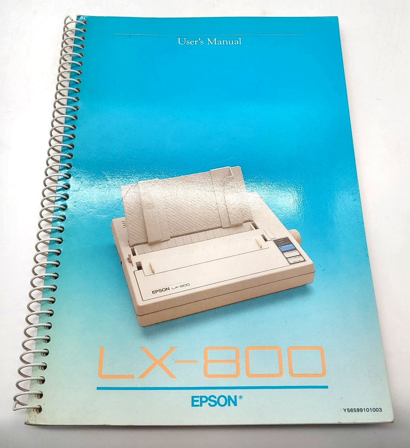 Vintage 1987 Epson LX-800 Printer User's Manual