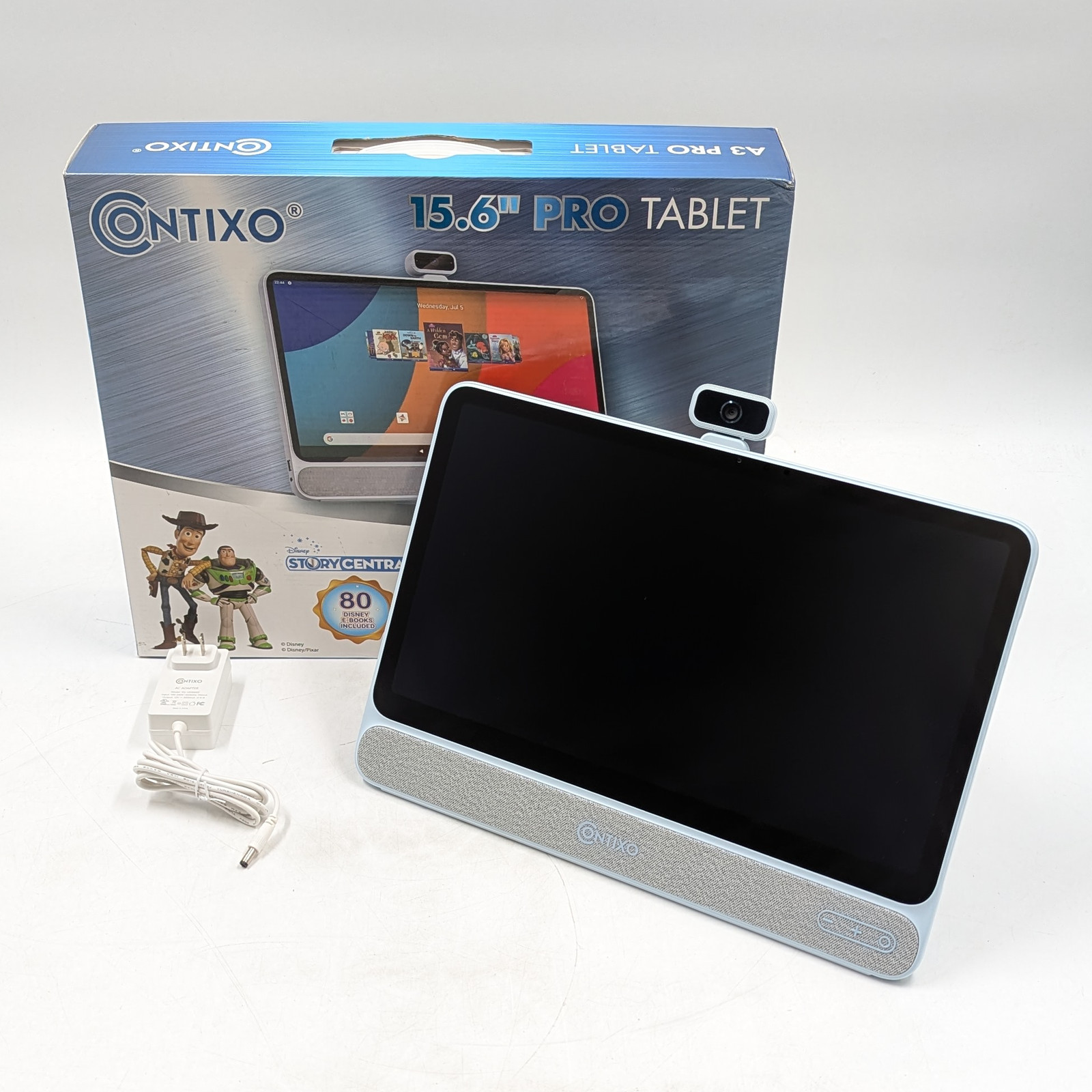 Contixo A3 Pro 15.6" Android Tablet 256GB | White | WIFI ONLY
