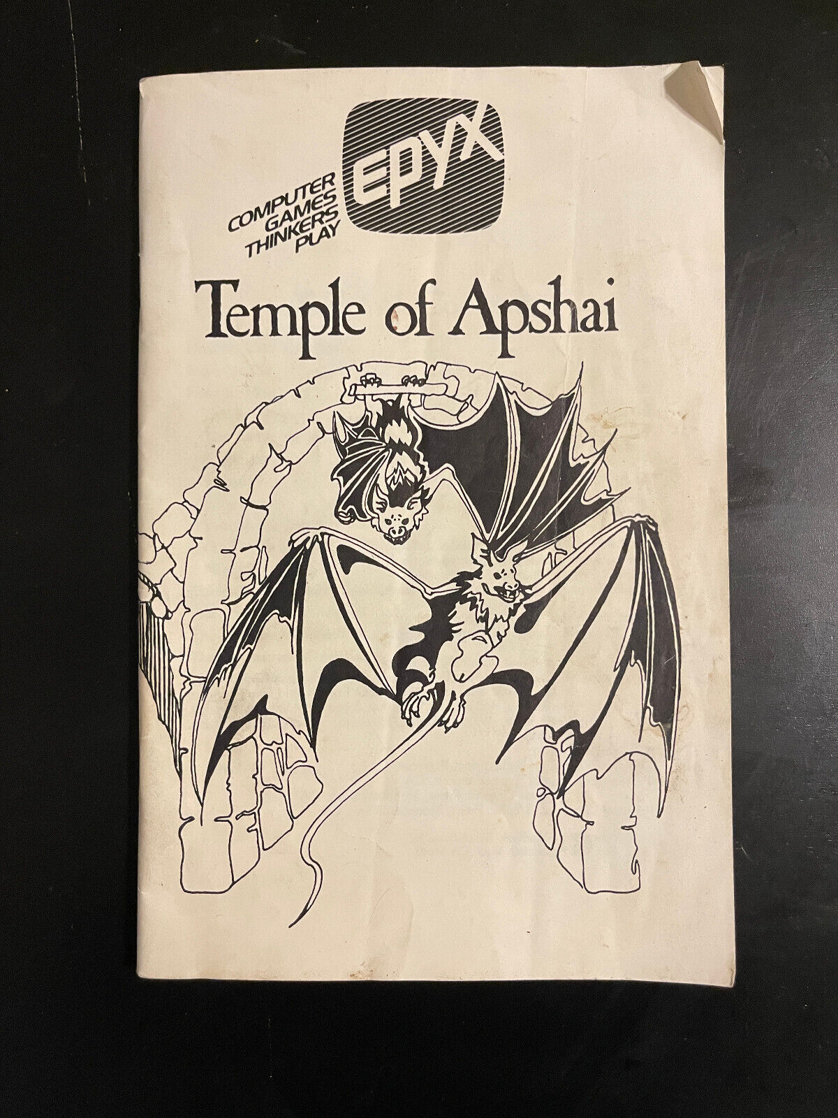 Temple of Apshai - Atari Manual Only No Software