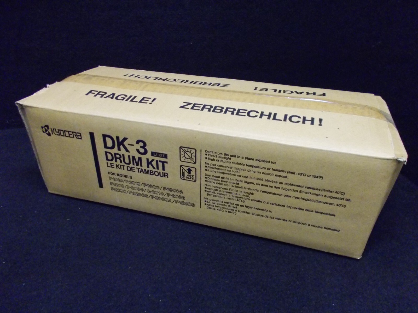 Kyocera DK-3, Original Ink Cartridge Drum. #IK-598