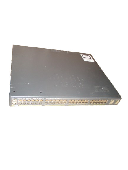 Cisco Catalyst 2960X 48-Port Network Switch WS-C2960X-48FPS-L w/Power Cable