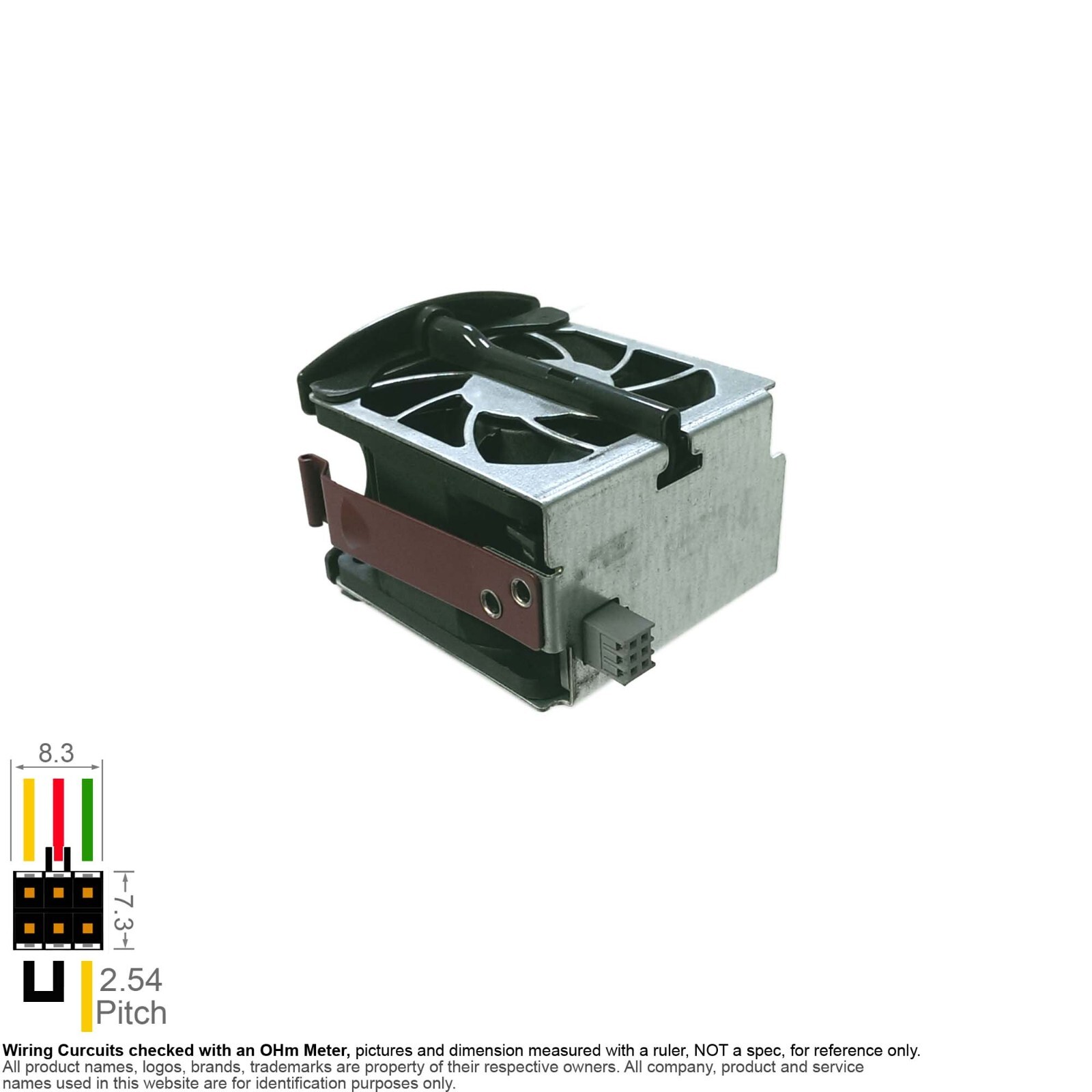 Fan System Cooling Server Cooler HP 279036-001 60mm 60x60x38mm Proliant DL380 G4