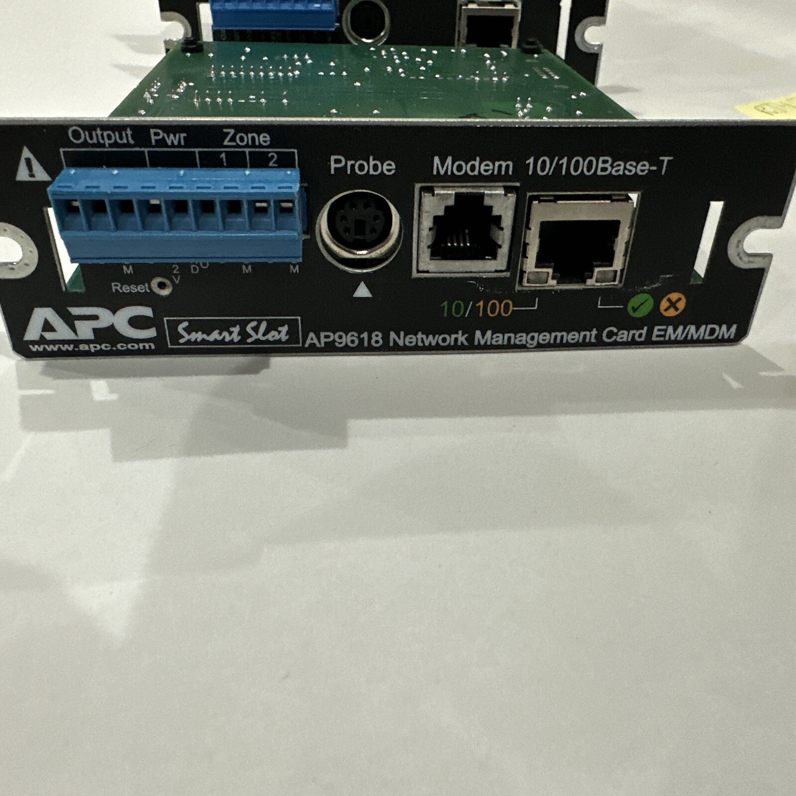 LOT OF 3 APC AP9619 SMARTLOT NETWORK UPS MANAGEMENT CARD 1 AP 9618