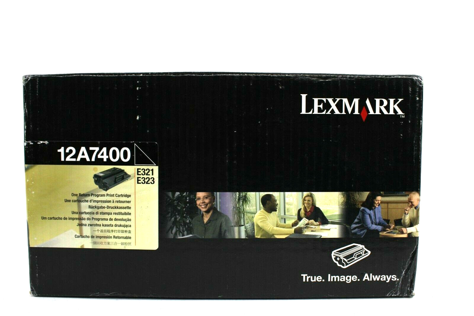 Genuine Lexmark 12A7400 Black Return Program Toner Cartridge E321 E323 OEM New