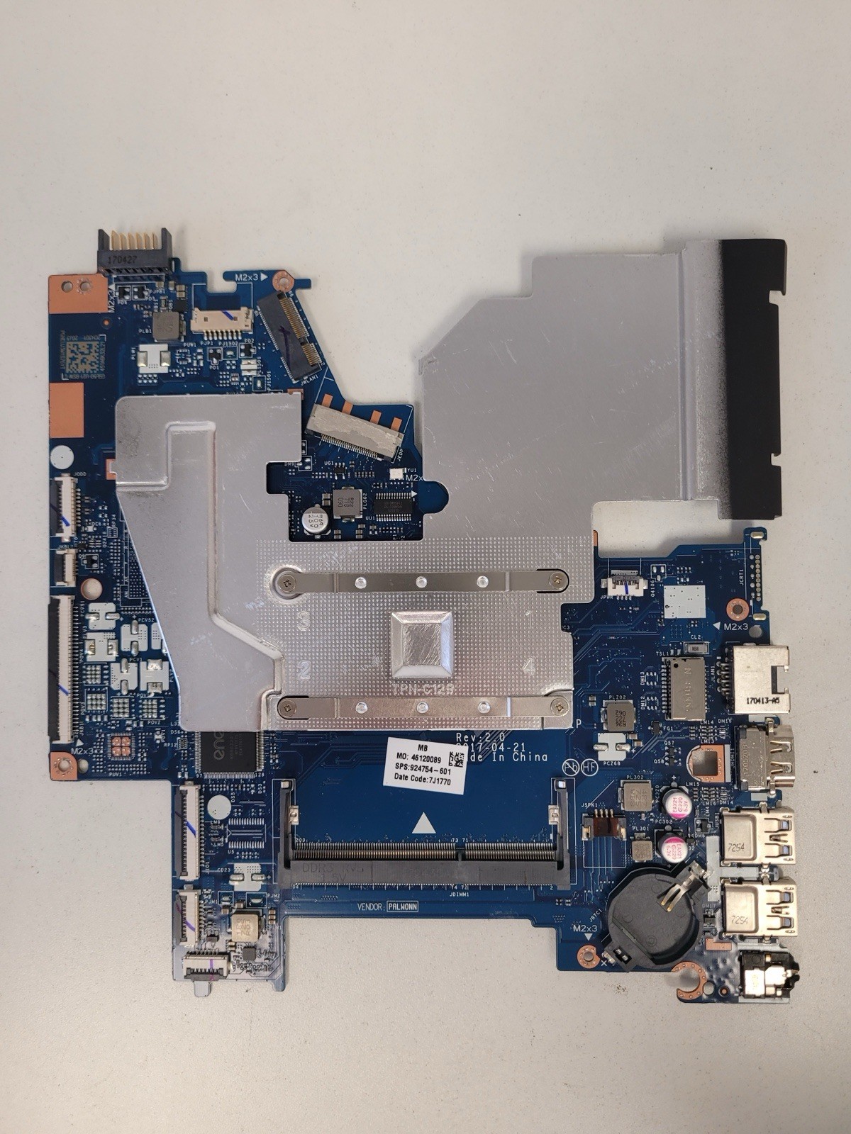 HP 15-BS Intel Mobile Celeron N3060 CPU Laptop Motherboard LA-E811P 939605-601