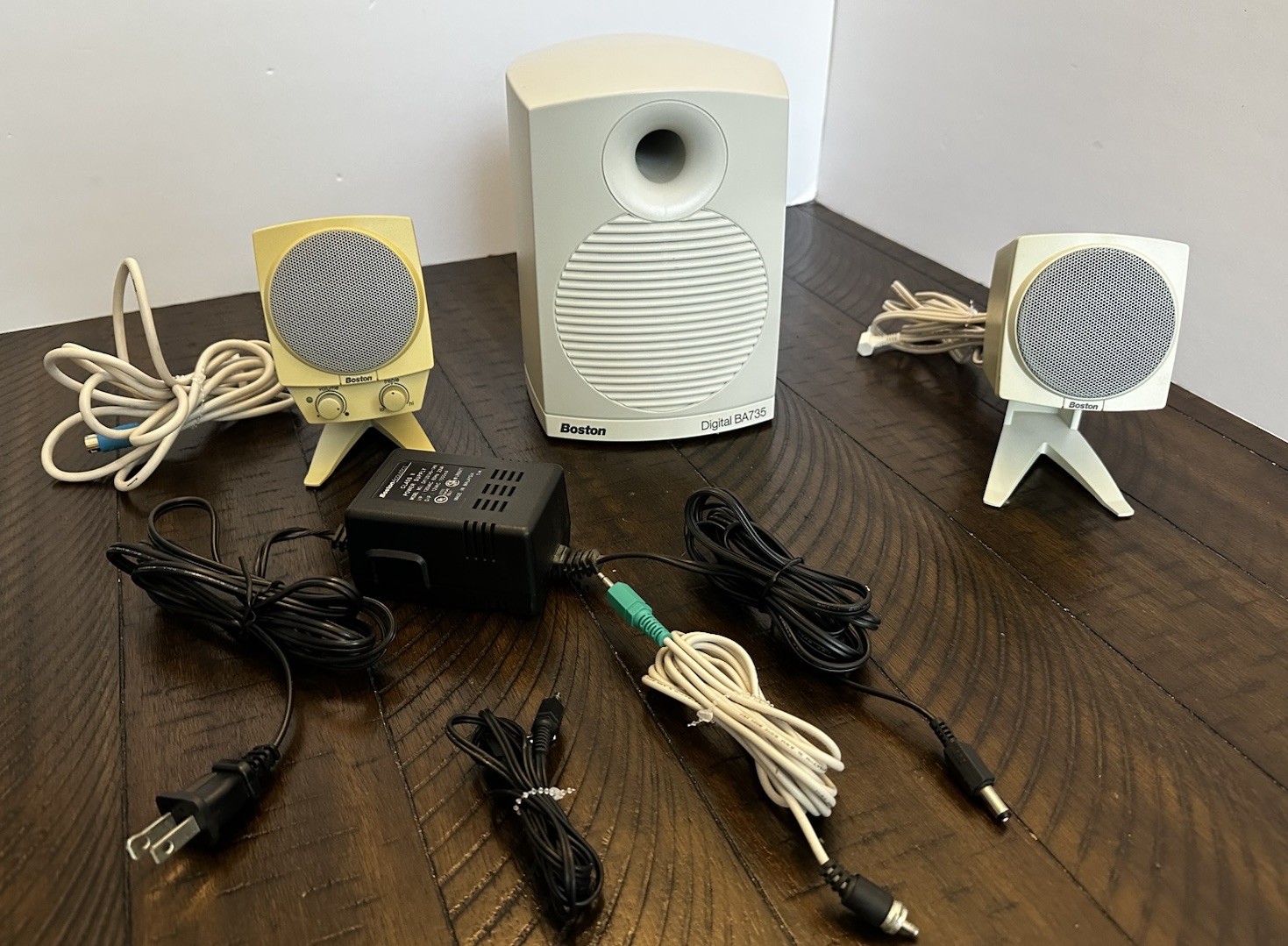 Boston Acoustics BA 735 Digital Speakers And Subwoofer AC Adapter Test/Works