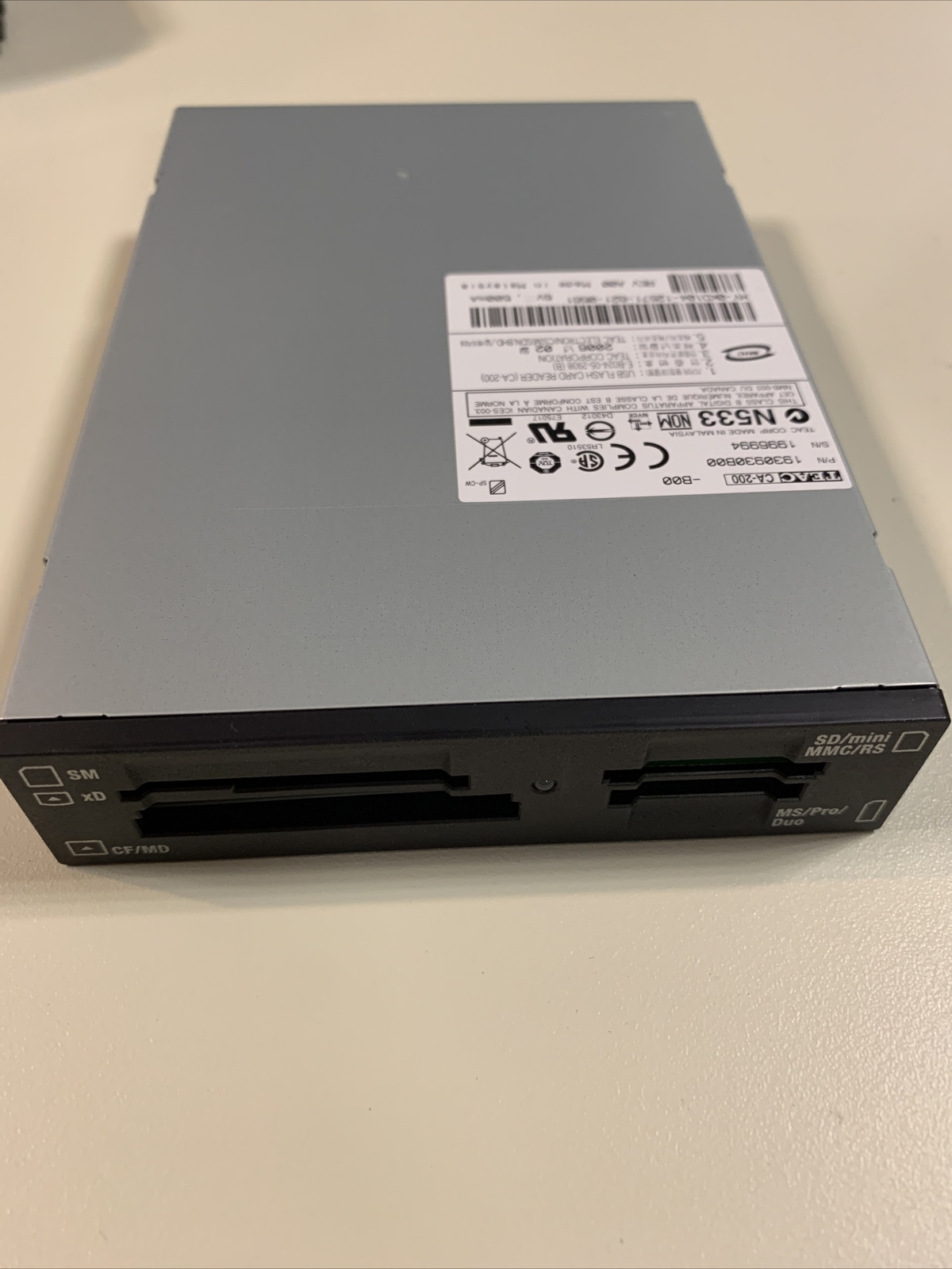 Genuine Dell Tech USB Flash Card Reader 1930930B00 TEAC TW036 N533