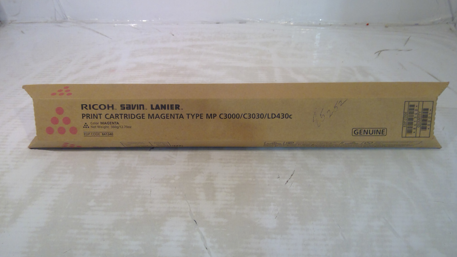 Genuine Ricoh Savin Lanier MP C3000/LD430C Magenta Cartridge 841340 884964