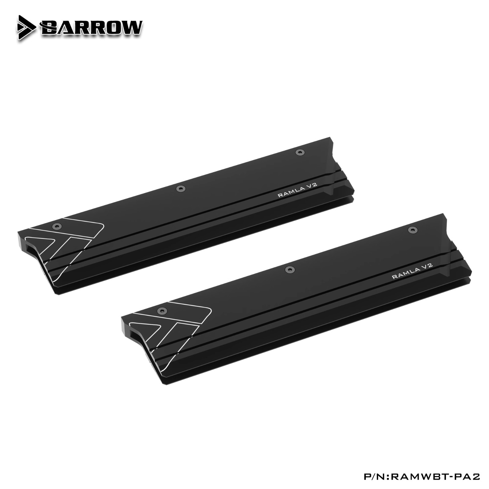Barrowch DIMM Memory RAM Water Block Heatsink Temperature Display for DDR4 DDR5