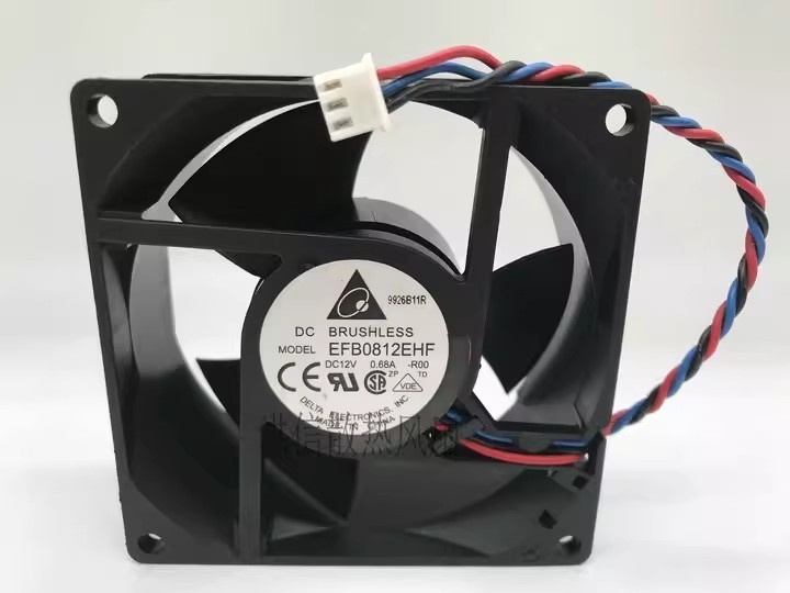 1PCS 8032 EFB0812EHF -ROO -FOO 12V 0.68A 80*32MM fan