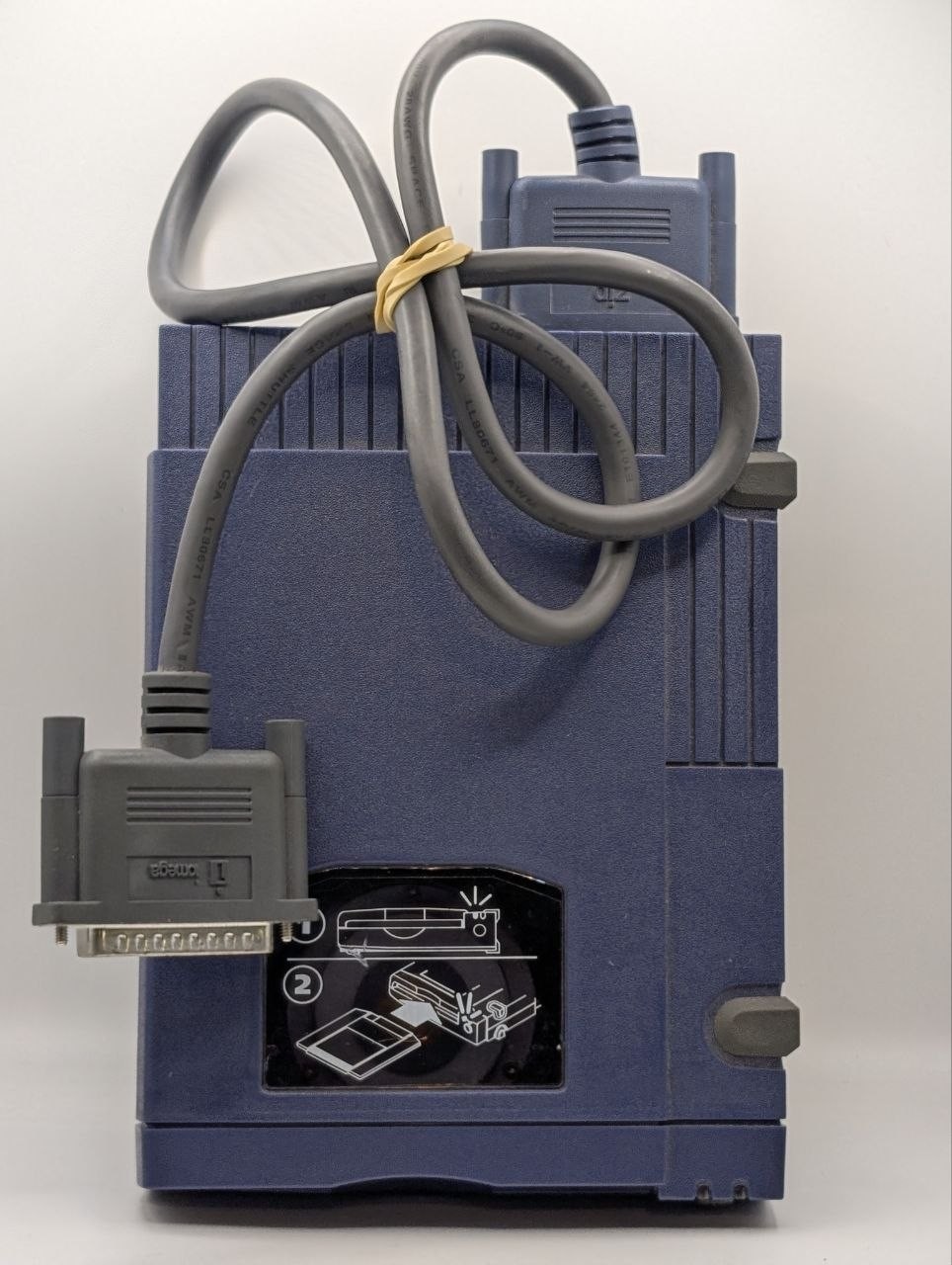 Iomega Zip 100 External Parallel Port Drive Z100P2 Vintage 1997 PC Mac