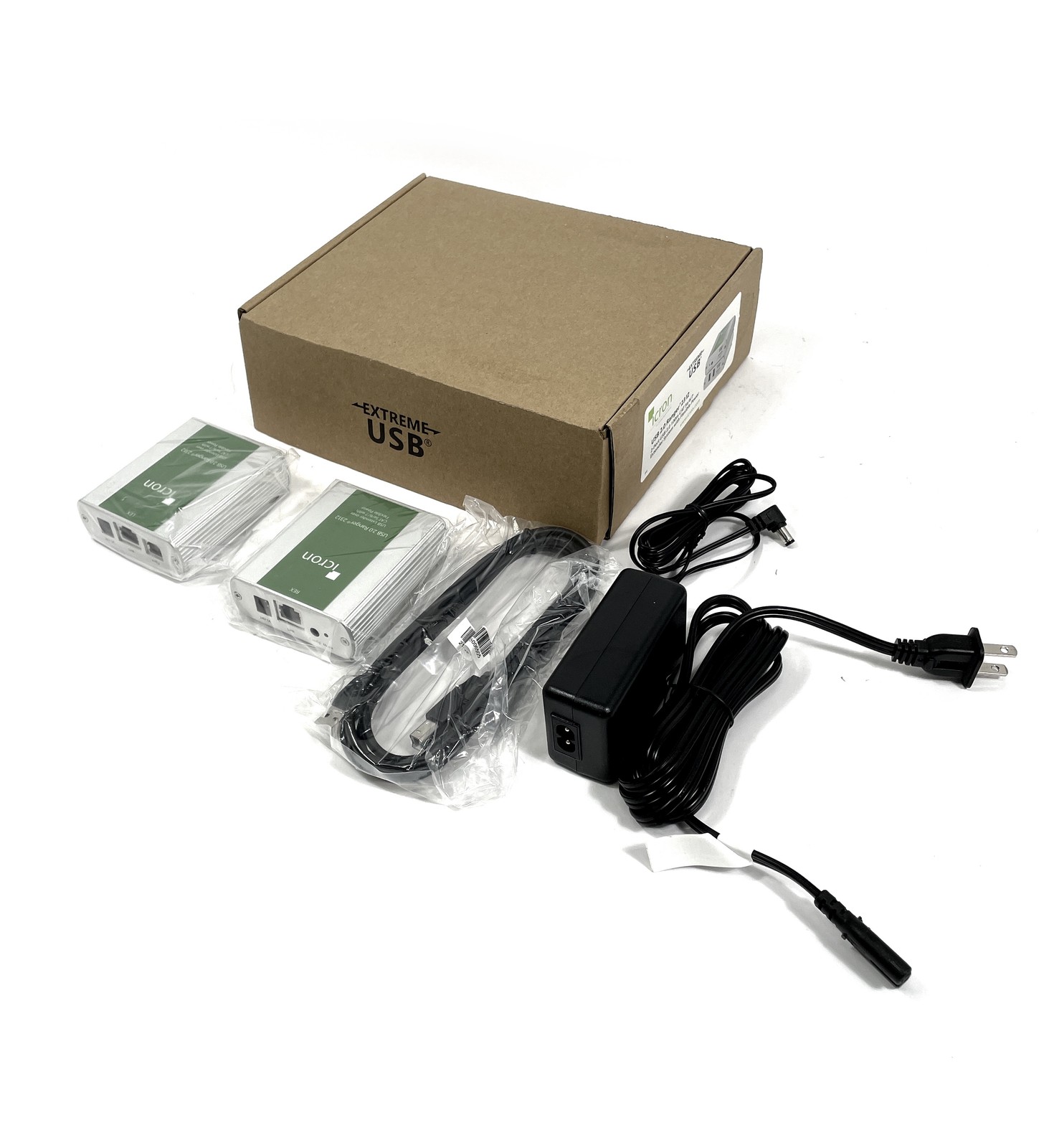 NEW OPEN-BOX Icron USB 2.0 Ranger 2312 2-Port USB 100m CAT 5e/6/7 Extender 