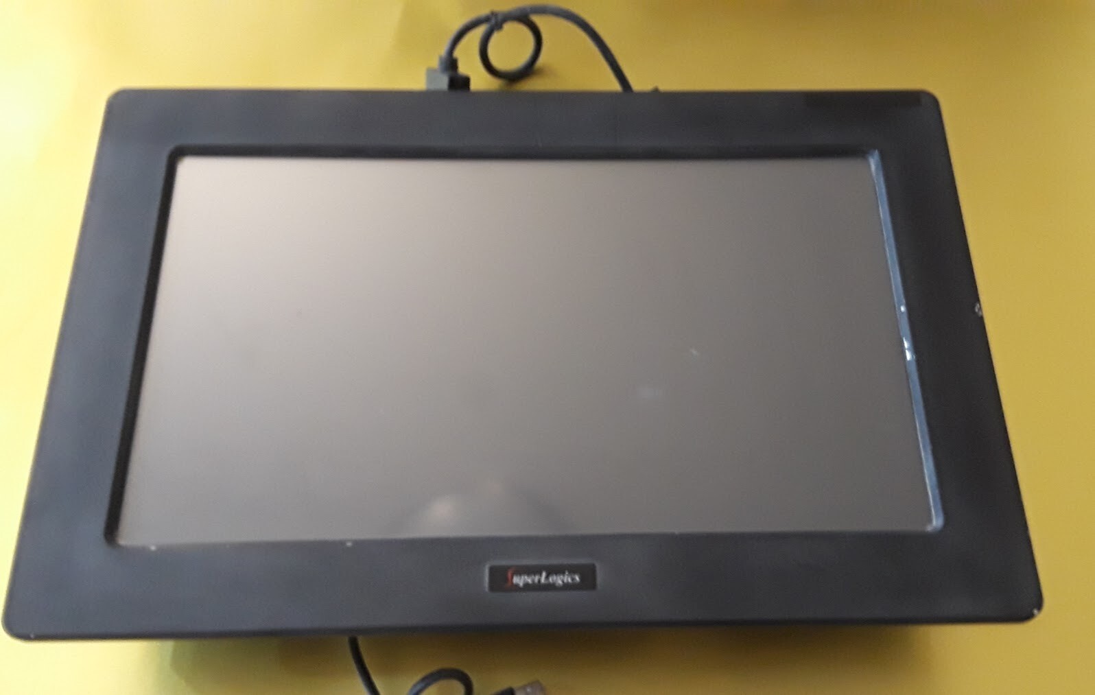 Used SuperLogics LCD Touchscreen HMI SL-LCD-15AW-RTOUCH-1 tested and operational