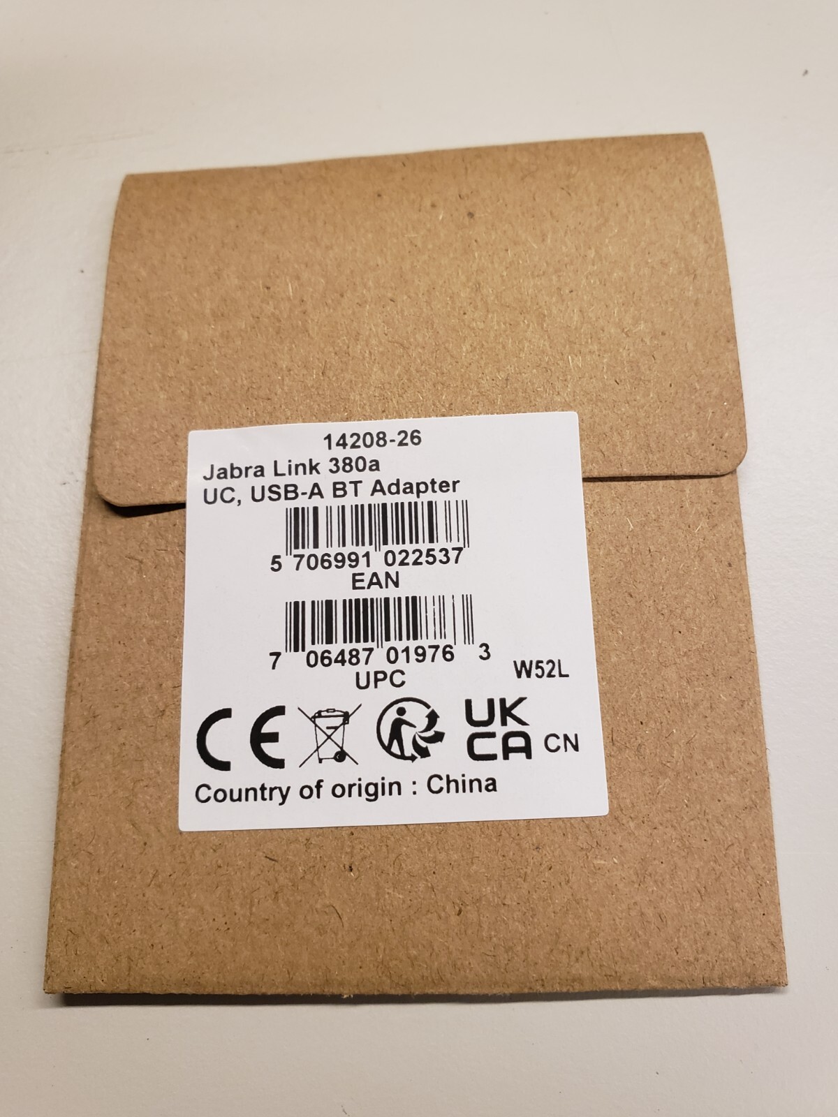 Brand New Jabra Link 380a UC - USB-A BT Adapter, Part #: 14208-26