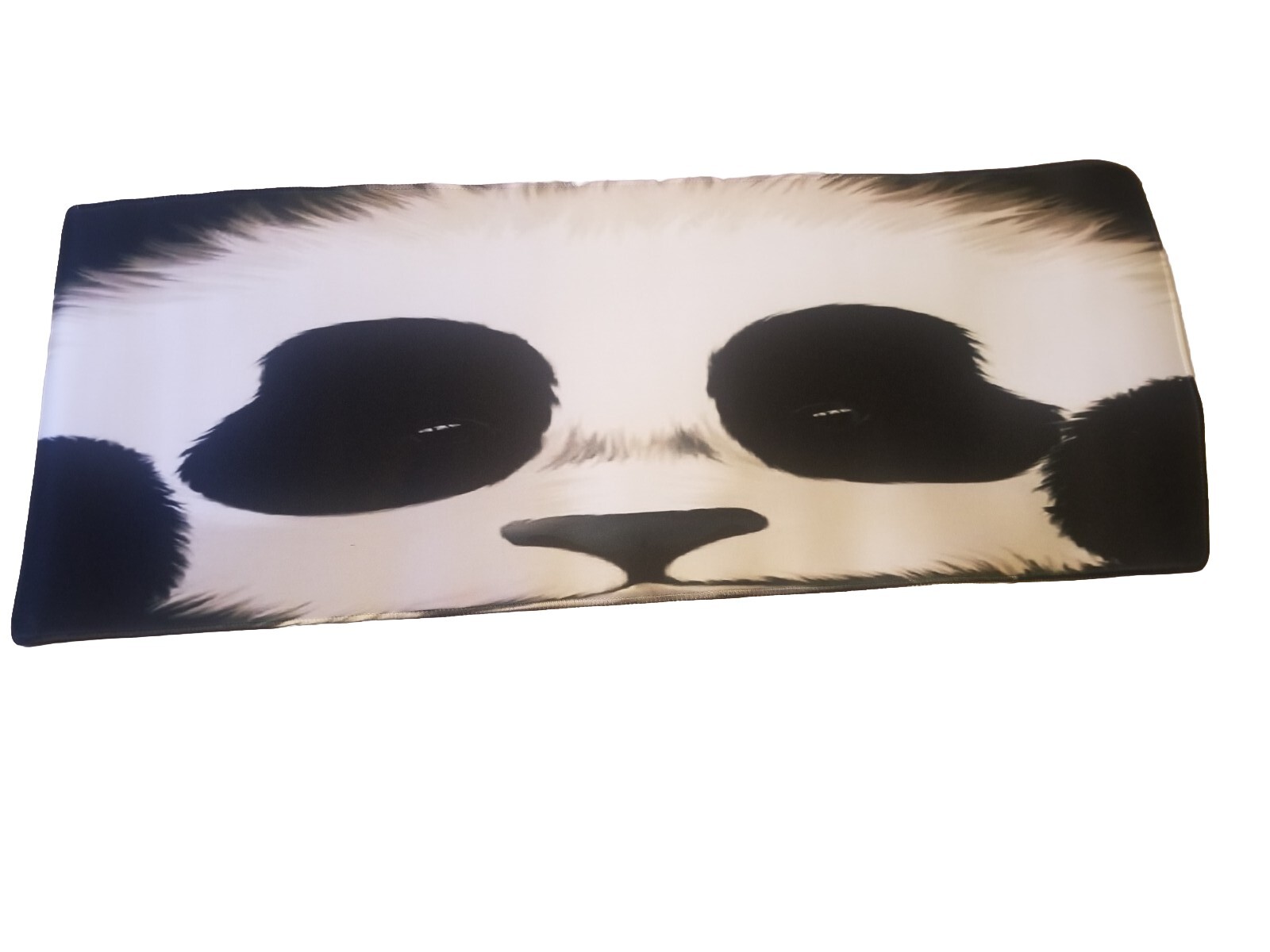 Panda Bear Large Gaming Mouse Pad for Desk, Desk 31.5" x 11.8" Black & White