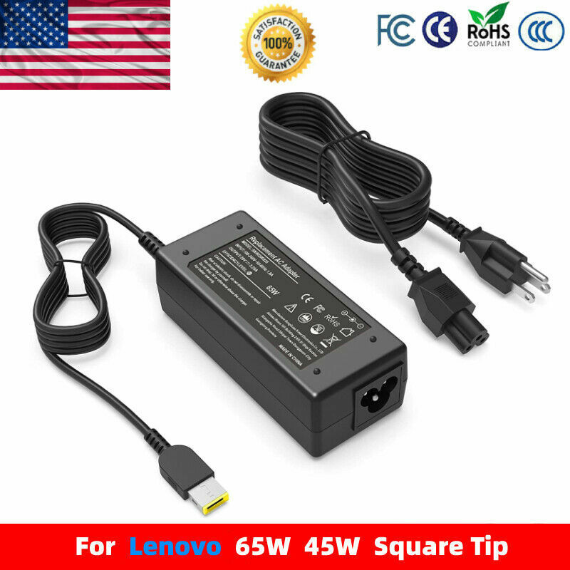 For Lenovo 65w 45w 20V AC Adapter Charger ADLX45NDC3A ADLX45NCC2A Laptop Cord