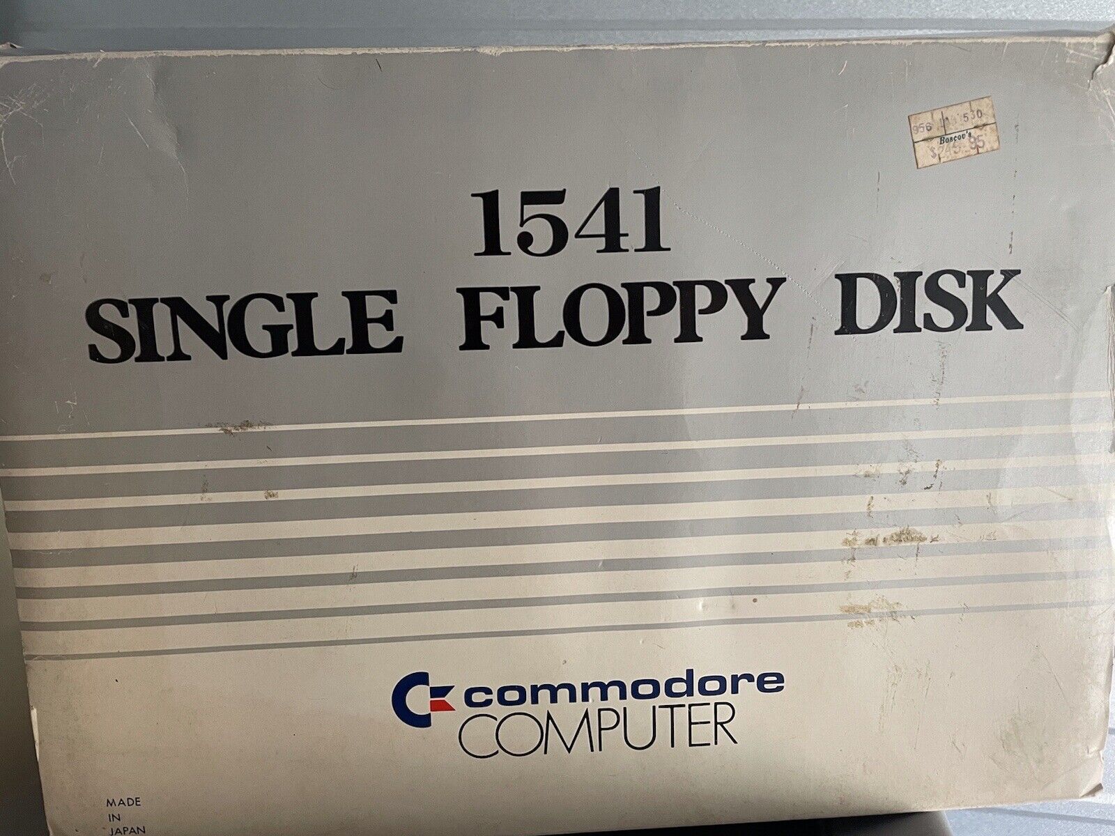 Vintage Commodore Computer Single Floppy Disk Original Packing Includes Disk