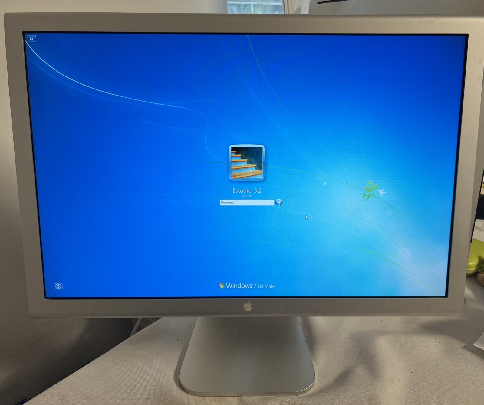 Apple Cinema Display 20" Aluminum A1081 DVI Monitor Tested Working +PowerAdapter
