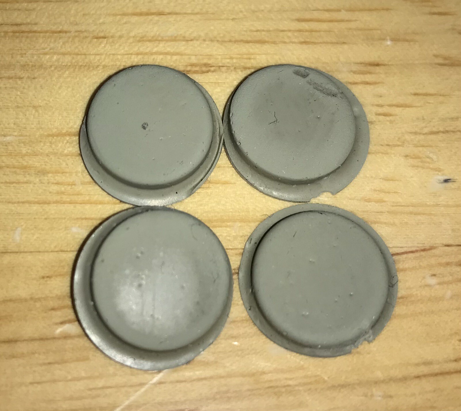 1984 Apple Macintosh Set of FOUR Original RUBBER FEET Model M0001 Mac 128K 512K