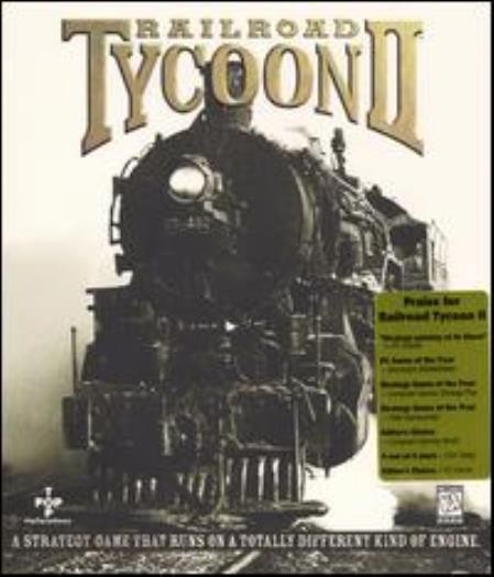 Railroad Tycoon II 2 PC CD train & locomotive transportation business sim game