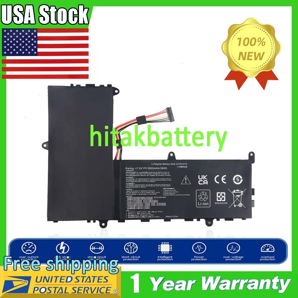 C21N1414 38W New battery For ASUS F205TA-FD019BS F205TA-FD0015BS F205TA-FD0064TS