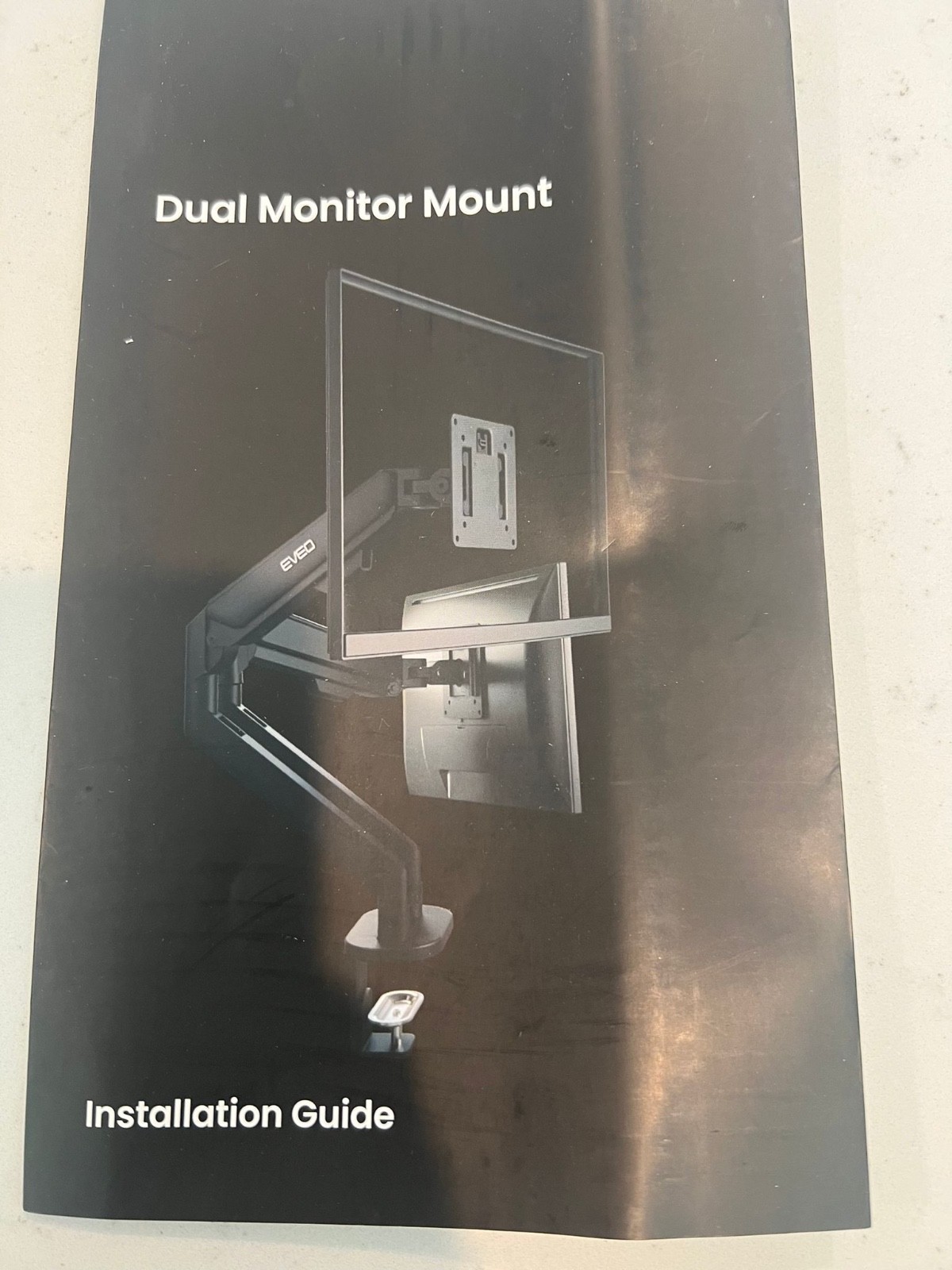 EVEO Premium Dual Monitor Mount 14"-32” Dual Monitor Arm VESA Bracket