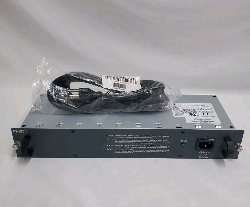 New No Box Avaya 700459498 PS4504 Power Supply PSU for G450 w/ Power Cord