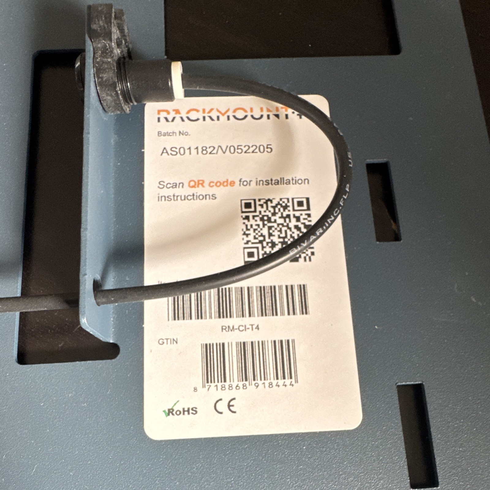 Rackmount.it RM-CI-T4 Rack Mount Bracket Kit, 1U 19in Rack Width