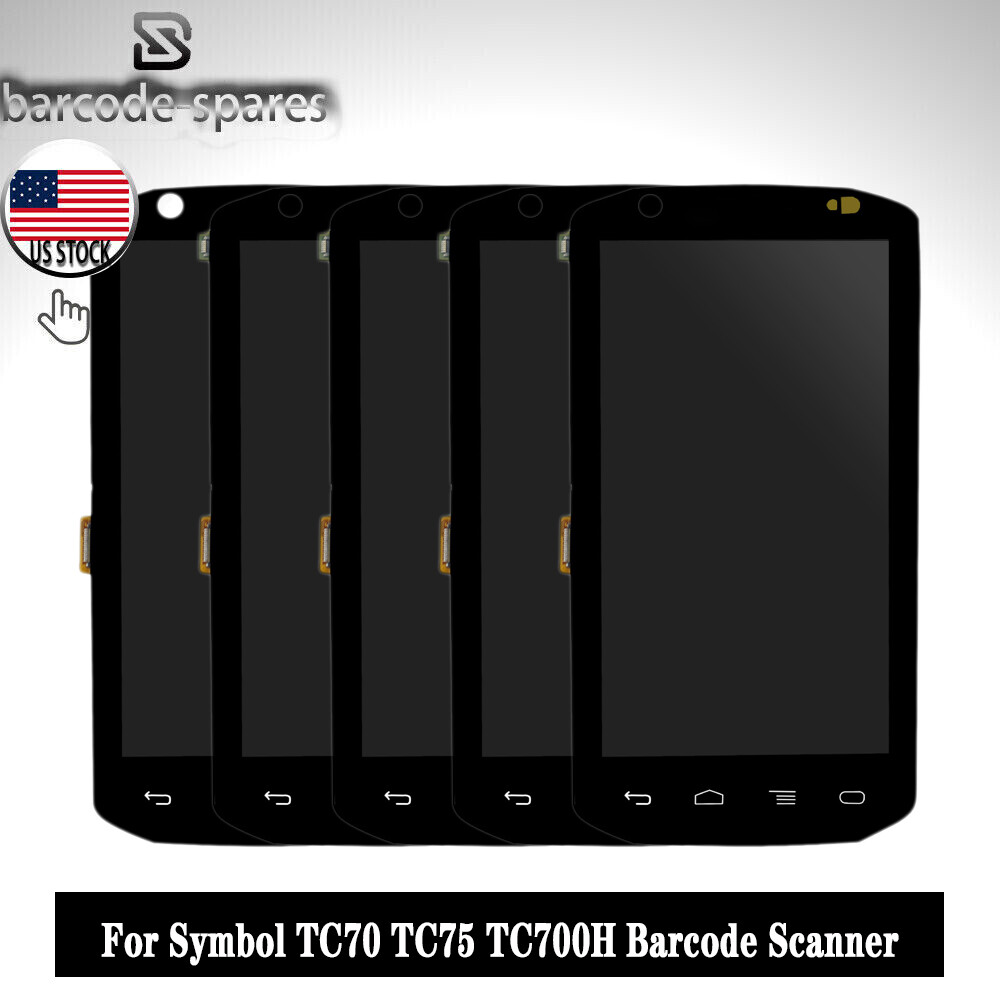 5PCS LCD Display + Touch Screen Digitizer 83-173075-01 For Symbol TC70 TC75