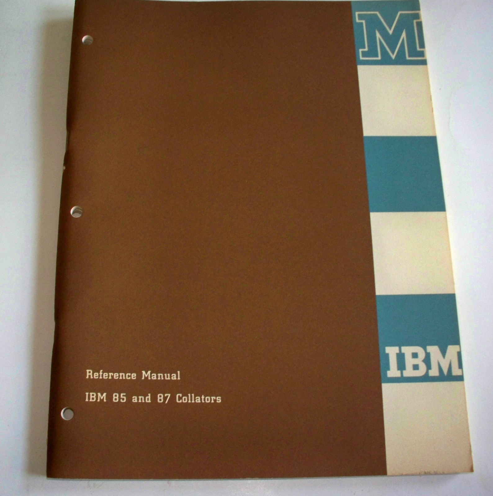 VTG New Mint Condition IBM Reference Manual 85, 87 Collators - May 1960