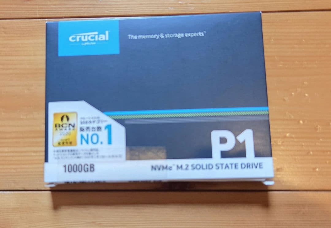 Crucial CT1000P1SSD8JP 1000GB NVMe SSD Solid State Drive Unopened