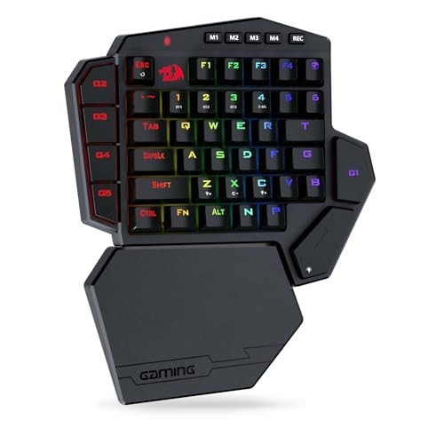 K585 Pro 42-Key Left-Handed Gaming Keypad RGB 3-Mode Wireless Macro Hot-Swap