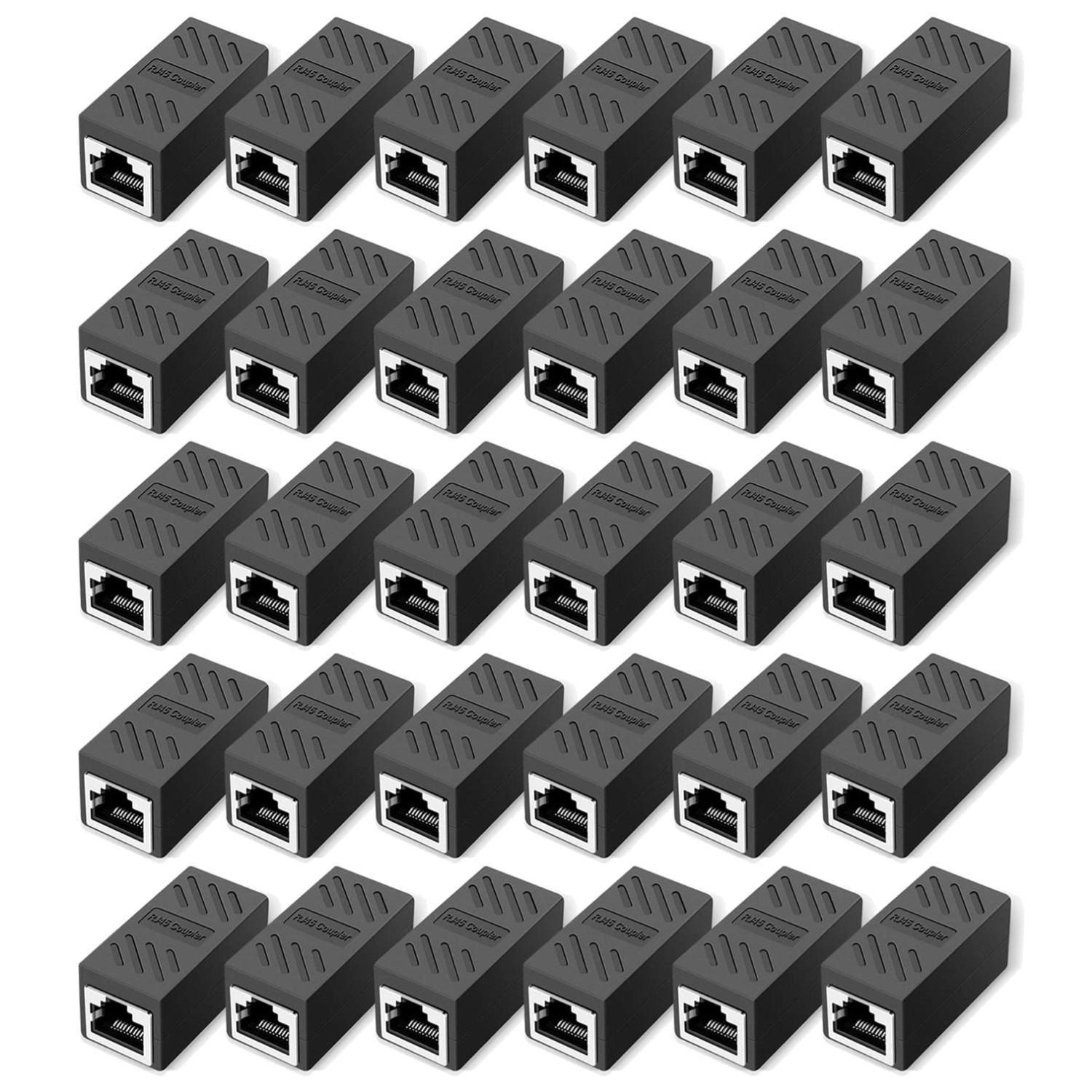 Nickel Plated RJ45 Coupler Extender for Cat8/Cat7/Cat6/Cat5