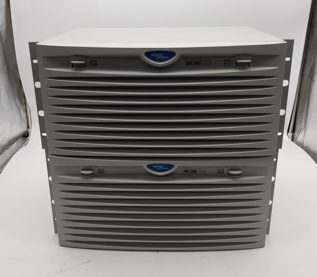 LOT OF 2 | Nortel Networks MG1000 | Complete, All Modules Included