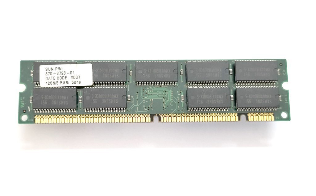 Sun 370-3798 / 128MB DIMM, 50ns EDO ECC BUFFERED DIMM TESTED 