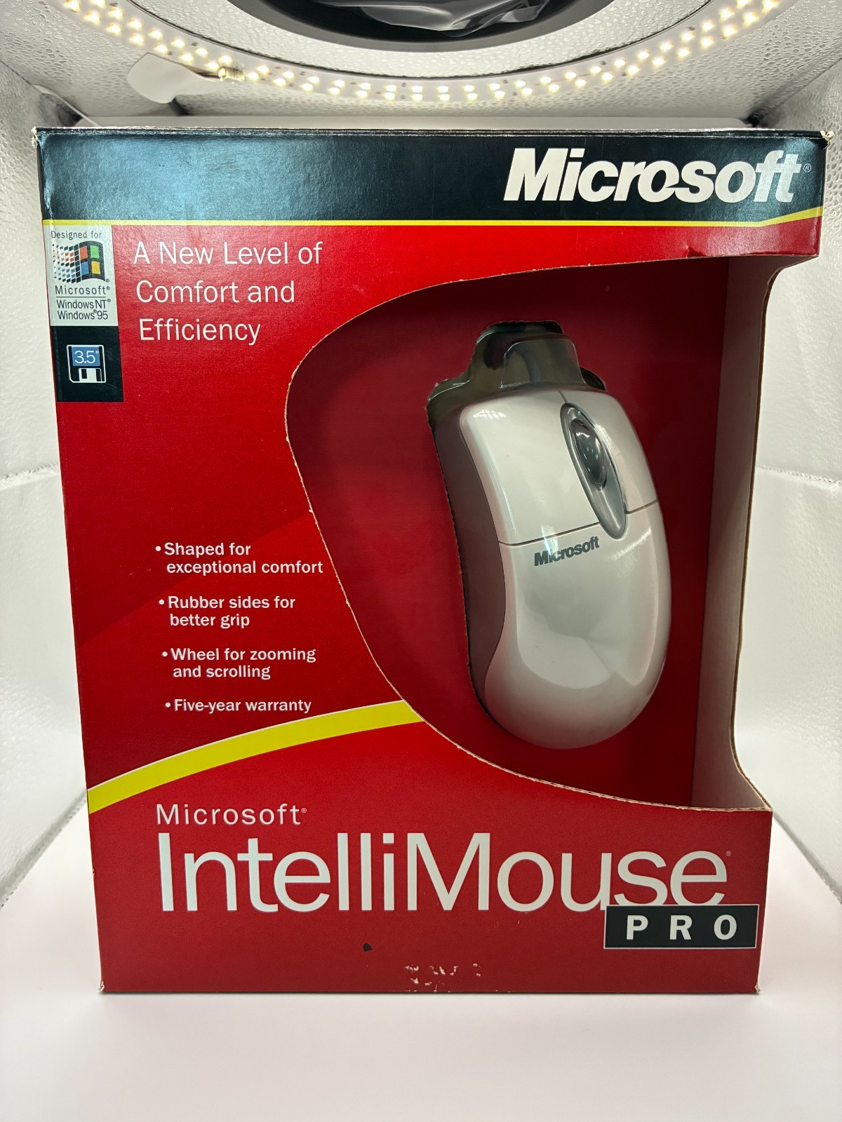 Microsoft IntelliMouse PRO Open Box Unused for Windows NT and 95