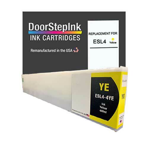 DoorStepInk Compatible Ink Cartridges For Roland ESL4-4 Yellow 400ML-USA