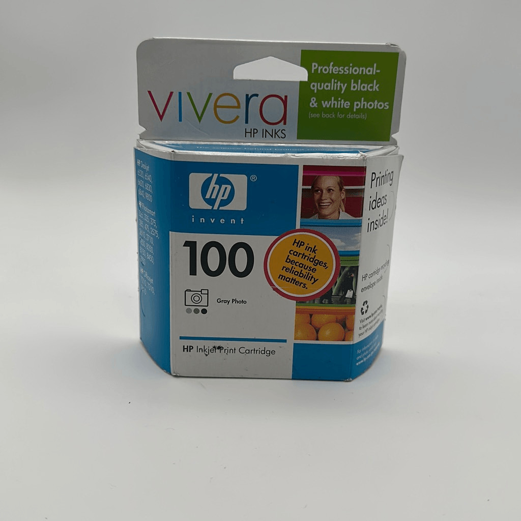 HP Vivera 100 Ink Gray Photo Inkjet Print Cartridge *NEW* Expired May 2007